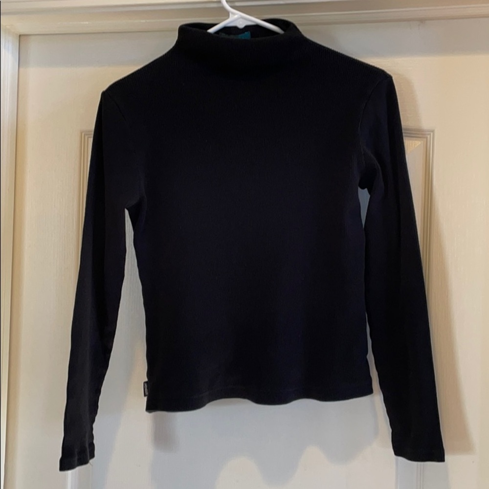 Lauren Ralph Lauren Black Turtleneck Top